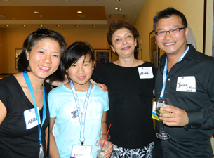 Photo of Dr. Mina Mina and Dr. Young Tze Kuah with his family