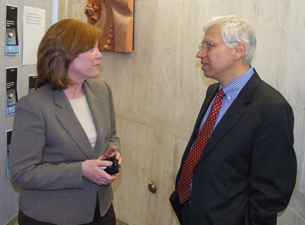 Photo of Dr. Anne Kenny and Jay Magaziner