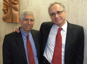 Photo of Jay Magaziner and Dr. George Kuchel