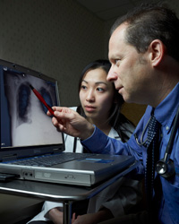 Photo of Yvonne Chu and Dr. Joseph Babiarz