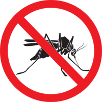 Image of a 'No Mosquito' sign