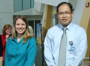 Photo of Heather Hutchins-Wiese and Kevin Wai Hong Lo