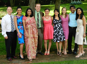 Photo of Michael Bingham, Carolina Rojas, Pradeepa Padmanabhan, Jared Sorensen, Natasha Larson, Rocio Saavedra, Amy OCallaghan, Milan Patel and Natasha Bramley