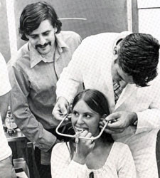 Photo of dental students from the 1973 dental school yearbook