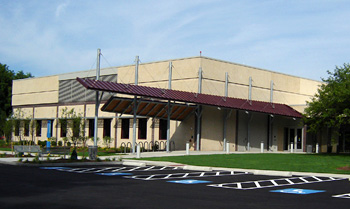 UConn Health Center's Cell and Genome Sciences Building opened in July.