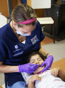 Brittany Sonnichsen, third-year UConn dental student.