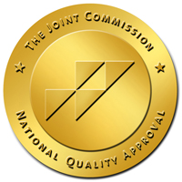 Photo of the Joint Commission's Gold Seal of Approval.