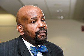 Dr. Cato Laurencin, vice president for health affairs and dean of the medical school.