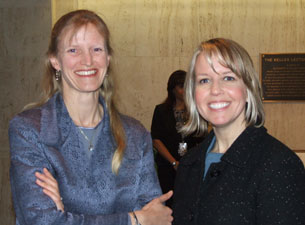 Photo of Julie Robison and Julia Evans Starr