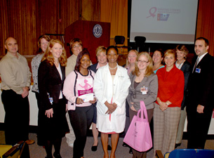 Photo of team members at the Making Strides kickoff