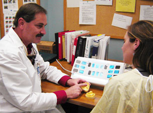 Photo of Dr. Bob Kravecs and Jennifer Jaskolka
