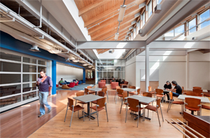 Crossroads area of Cell and Genome Sciences Building