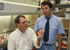 Photo of Dr. Frank Nichols and Dr. Robert Clark