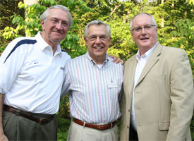 Photo of Richard A. Garibaldi, M.D. with Peter Deckers, M.D.