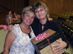 Photo of Lynn Brown and Patti Wawzyniecki