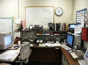 Photo of the old dispatch center