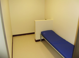 Photo of the new holding cell