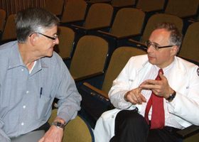 Photo of Drs. David Rowe and George Kuchel