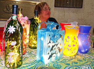 Photo of vendor at the Spring Market