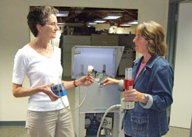 Photo of Anne Bracker and Nancy Simcox