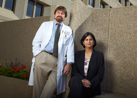 Photo of Drs. William B. White and Pooja Luthra