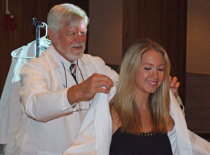 Photo of Dr. Arthur Hand  and Jenna Marcinczyk