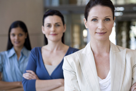 Photo of three women