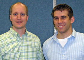 Photo of Jonathan Zahner and Frank Powers