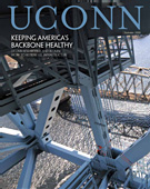 Photo of UConn Magazine cover
